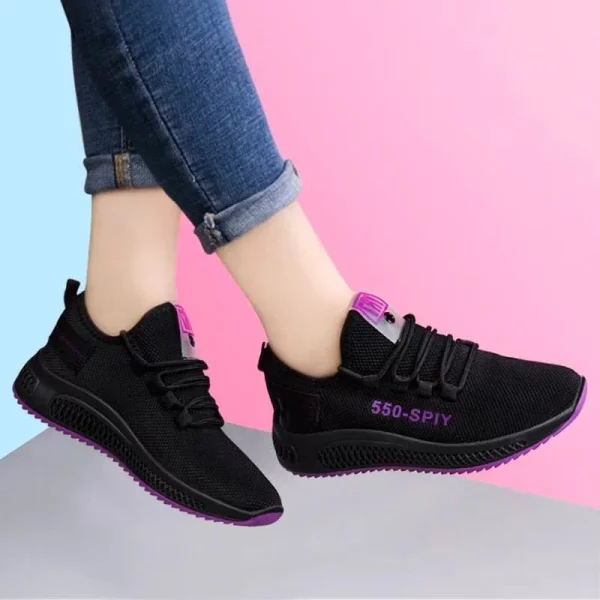 Breathable Mesh New Fashion Unisex Women  Casual Sneakers Shoes
Nuevo estilo para mujeres tipo Unisex Casual Confortables - Image 3