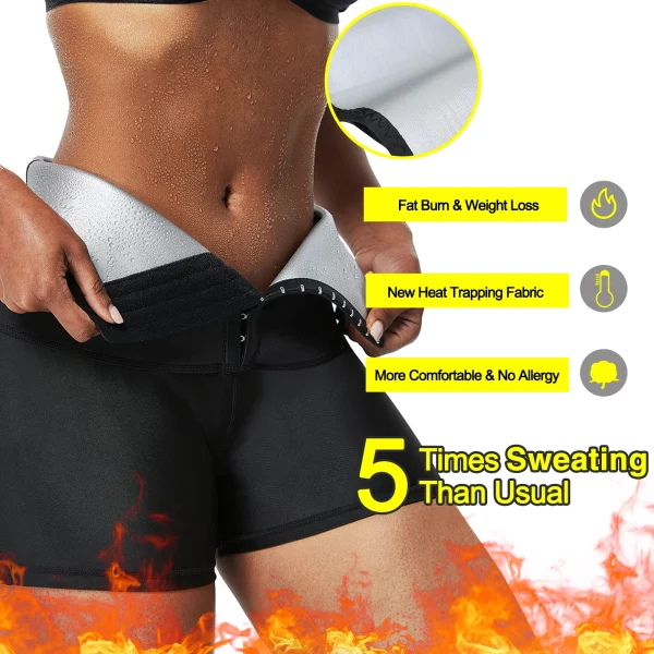 HEXIN Neoprene Sauna Corset Leggins Yoga Pants Sport Fitness Yoga womens Leggings Gym Shorts Fitness Yoga Legging for women - Image 2