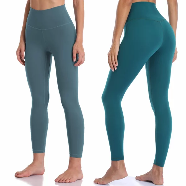 Women's Soft High Waisted Leggings Tummy Control Yoga Pants High waist butt lifting custom yoga pants - Image 3