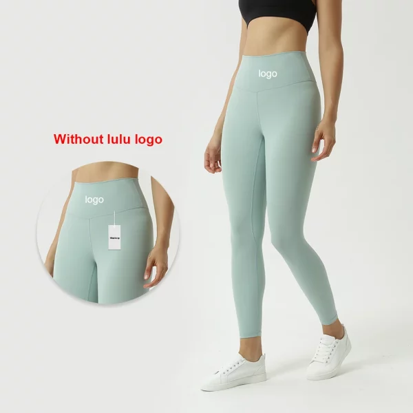 Women's Soft High Waisted Leggings Tummy Control Yoga Pants High waist butt lifting custom yoga pants - Image 5