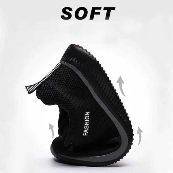 Plus Size Summer Breathable Unisex Casual Shoes Mesh Breathable Women Fashion Moccasins Lightweight Men Sneakers - Image 3