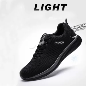 Plus Size Summer Breathable Unisex Casual Shoes Mesh Breathable Women Fashion Moccasins Lightweight Men Sneakers