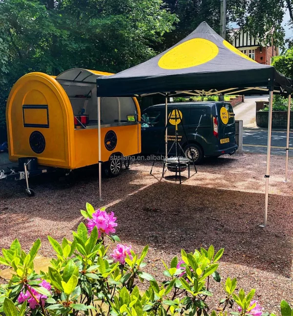 fiberglass kiosk food truck for sale Europe catering trailer chocolate making machine
Kiosko de venta de comida, de fibra de vidrio