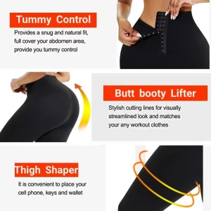 HEXIN Women's Shaper Shapewear For Women Slimming Corset Waist Shapers Yoga High Waist Trainer Leggings
