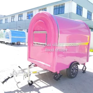 China Supplier Colorful street mobile food cart /shanghai silang high quality  fast food truck / hot sale food trailer
