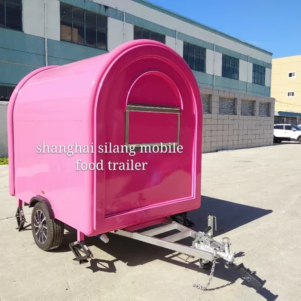 China Supplier Colorful street mobile food cart /shanghai silang high quality  fast food truck / hot sale food trailer - Image 2