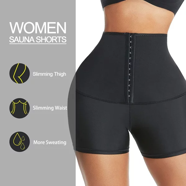 HEXIN Neoprene Sauna Corset Leggins Yoga Pants Sport Fitness Yoga womens Leggings Gym Shorts Fitness Yoga Legging for women - Image 3