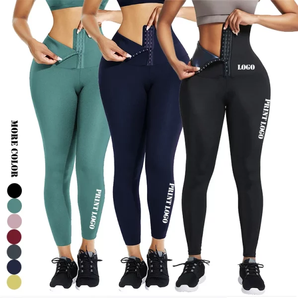 HEXIN Women's Shaper Shapewear For Women Slimming Corset Waist Shapers Yoga High Waist Trainer Leggings - Image 6