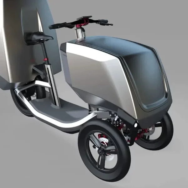 New powerful 1000w delivery bike mobility off road eec pedal tricycle 3 wheel trailer three wheel electric cargo scooter - Image 3
