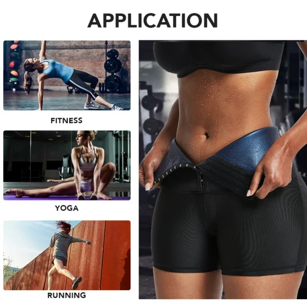 HEXIN Neoprene Sauna Corset Leggins Yoga Pants Sport Fitness Yoga womens Leggings Gym Shorts Fitness Yoga Legging for women - Image 4