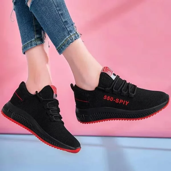 Breathable Mesh New Fashion Unisex Women  Casual Sneakers Shoes
Nuevo estilo para mujeres tipo Unisex Casual Confortables - Image 2