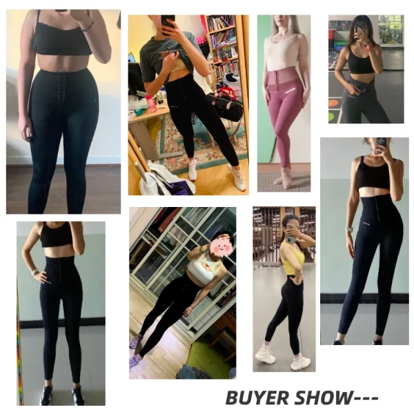 HEXIN Women's Shaper Shapewear For Women Slimming Corset Waist Shapers Yoga High Waist Trainer Leggings - Image 3